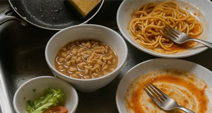 Las personas que cumulan platos en el fregadero tienen raros comportamientos