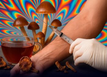 Un hombre se inyectó hongos mágicos en sus venas para tratar su depresión