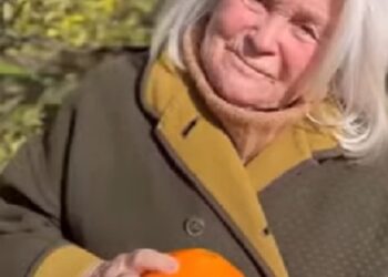 Mónica Cahen D’Anvers presenta las naranjas gigantes de su chacra