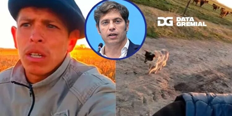 El Gobierno de Kicillof intimó a los dueños de la estancia a regularizar al peón rural que se volvió viral al despedirse de su perro