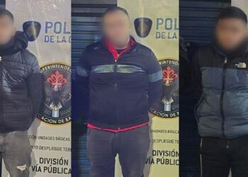 Tres detenidos en Constitución por tenencia de arma de fuego