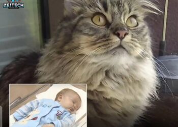 La gata rusa que salvó a un bebé del frío extremo