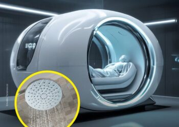 Inventan una lavadora para humanos que ducha y seca en 15 minutos