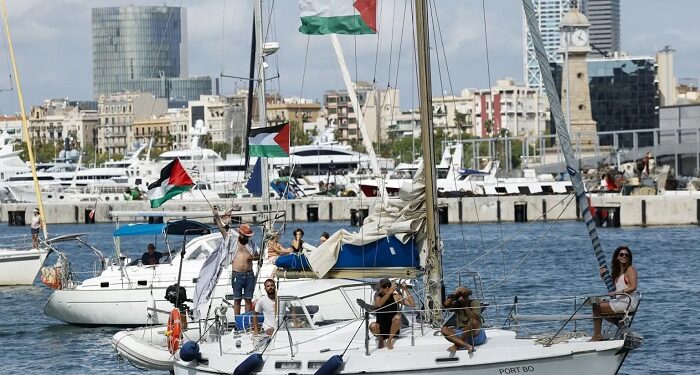 «Israel podría atacar en 48 horas»:  denuncian activistas de la Flotilla que navega hacia Gaza