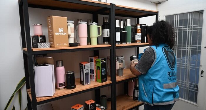 Secuestraron más de 12 mil termos y vasos térmicos peligrosos para la salud valuados en 500 millones de pesos