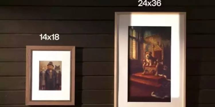 Un cuadro que cambia gracias a la inteligencia artificial