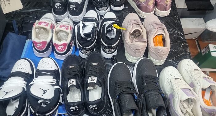 Secuestran prendas y zapatillas truchas por más de 13 millones de pesos y clausuran dos locales en Nueva Pompeya