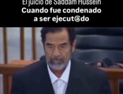 Este fue el juicio de Sadddam Hussein cuando fue condenado a ser ejecutado