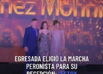 Una egresada eligió la marcha peronista para su recpeción: «Estoy orgullosa»