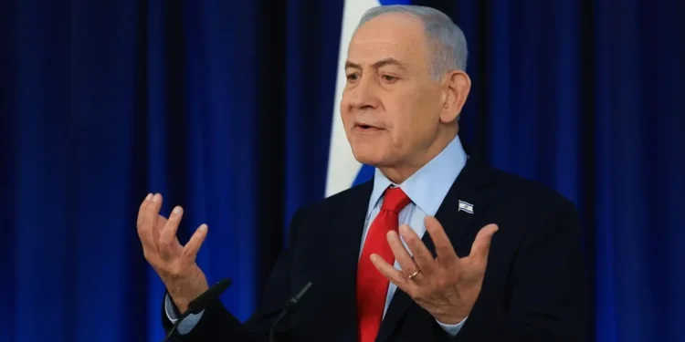 Benjamin Netanyahu, interviene durante una rueda de prensa en Jerusalén