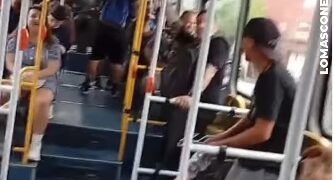 Tenso cruce entre un chofer de colectivos y una pasajera