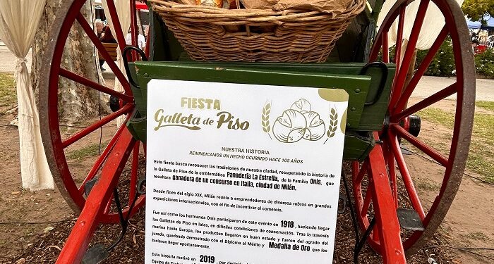 El 11 y 12 de abril llega a Saladillo la 6ta fiesta de la galleta de piso