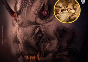 Una imagen impactante con microscopio muestra cómo es el rostro de una hormiga