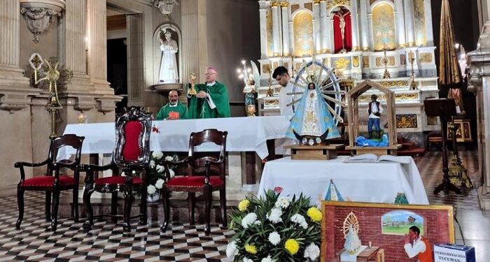 La Virgen de Luján y el Negrito Manuel peregrinan por Catamarca