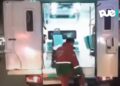El SAME salvó la vida de un perrito en un incendio y le brindaron asistencia en ambulancia