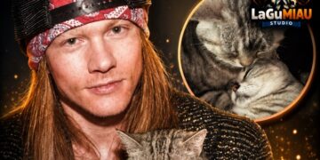 Axl Rose se despidiò de Whiskey, su gato de 16 años