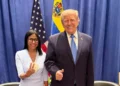 Delcy Rodríguez y Donald Trump, como dos viejos amigos