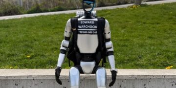 El influencer humanoide Edward Warchocki presenta a una nueva exposición en Vilna, donde se pregunta qué significa sentirse real