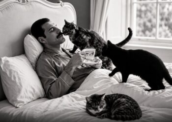 Freddie Mercury amaba tanto a sus gatos que les hablaba por telèfono cuando estaba lejos