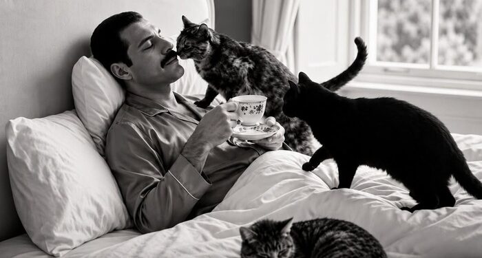 Freddie Mercury amaba tanto a sus gatos que les hablaba por telèfono cuando estaba lejos